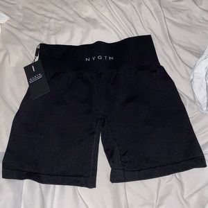NVGTN black solid pro shorts